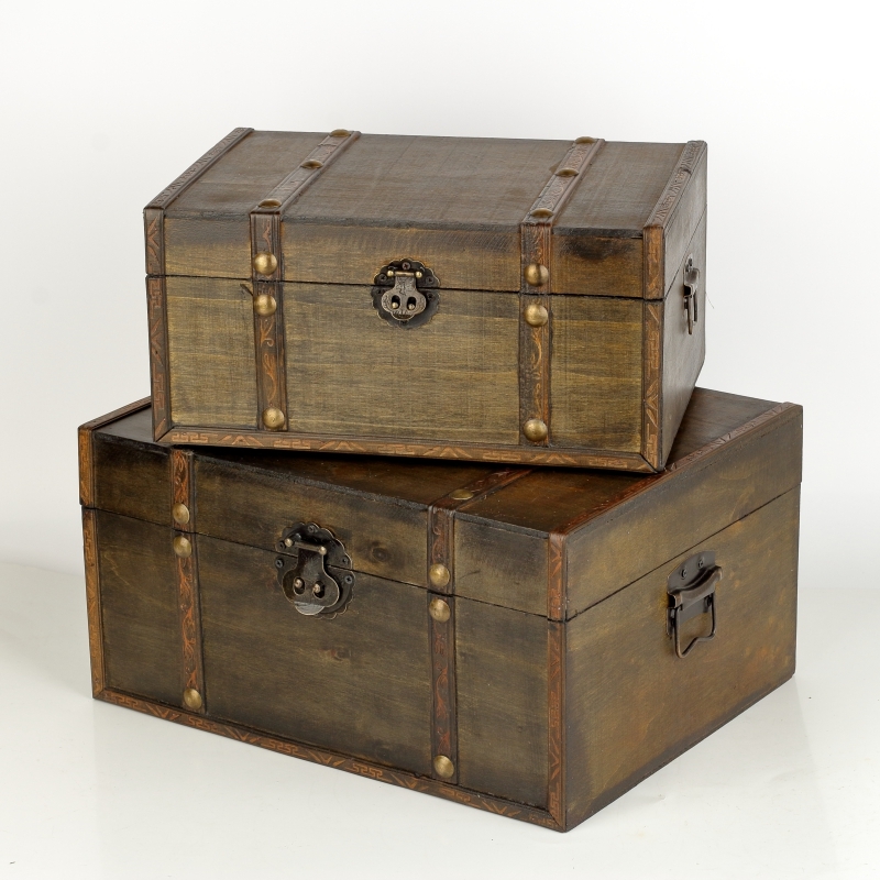 Drevená truhla 35x27x18,5cm