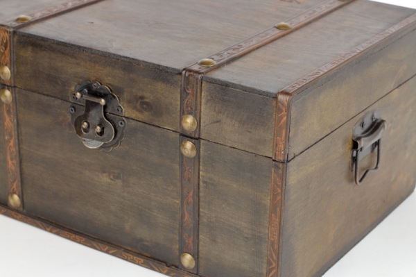 Drevená truhla 35x27x18,5cm