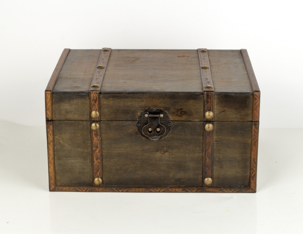 Drevená truhla 35x27x18,5cm