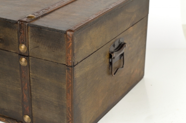 Drevená truhla 35x27x18,5cm