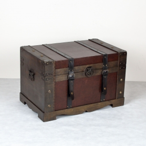 Drevená truhla hranatá 62x39x39cm