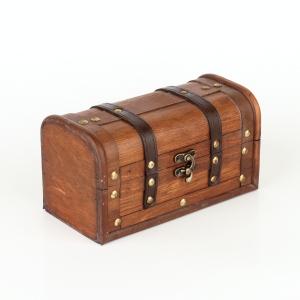 Drevená truhlička dyha 21x11x11cm