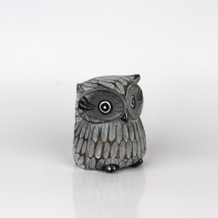 Drevená vyrezávaná soška sovy 13cm