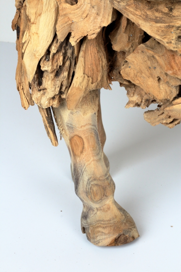 Drevená záhradná dekorácia baran 81x66x25cm 12kg