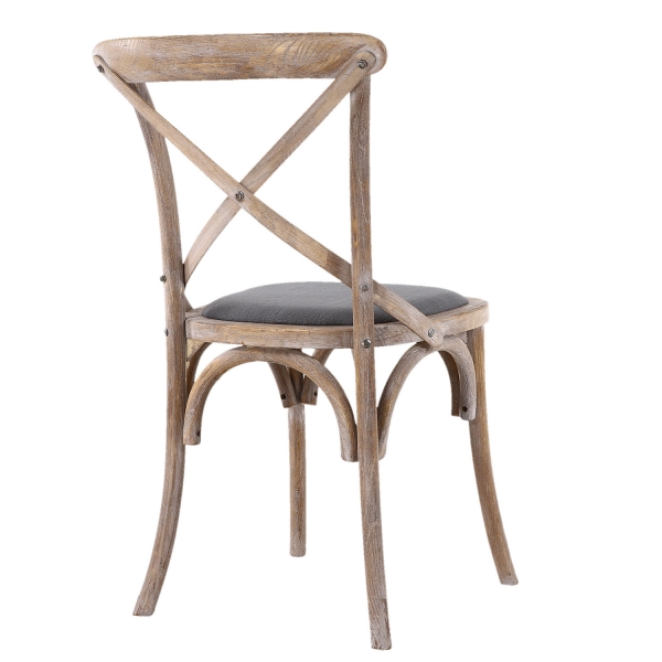 Drevená stolička s polstrovaním 45x50x90cm