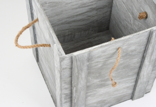 Drevené debničky s patinou sada 3ks 31/31 / 42cm