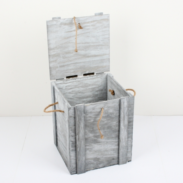 Drevené debničky s patinou sada 3ks 31/31 / 42cm