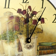 Drevené hodiny knihy 30cm