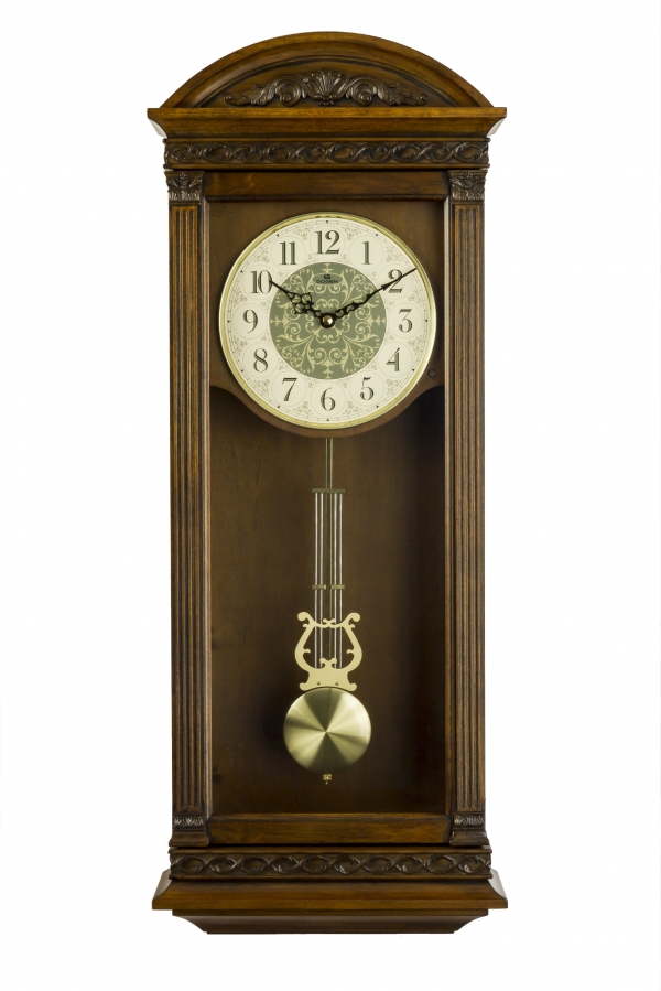 Drevené hodiny kyvadlové 28,5x72x14,5cm