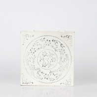 Drevené krabičky s ornamentmi a patinou 22x22/16x16cm