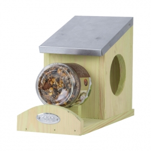 Drevené krmítko pre veveričky 24,5x12,3x18,5cm