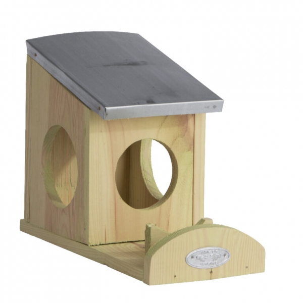 Drevené krmítko pre veveričky 24,5x12,3x18,5cm