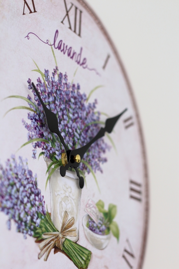 Drevené nástenné hodiny 34cm