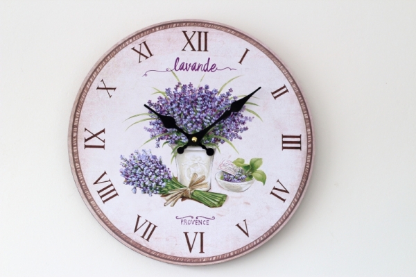 Drevené nástenné hodiny 34cm