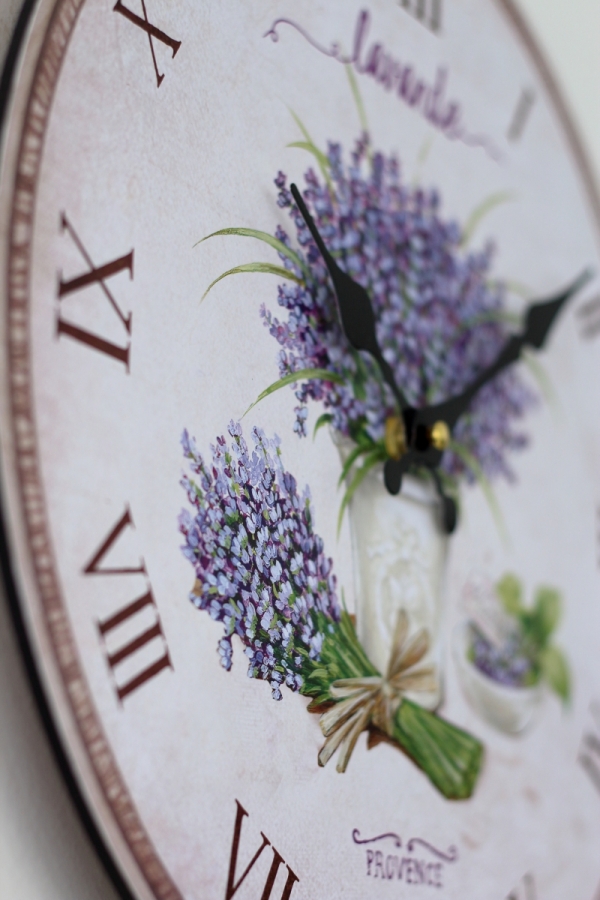 Drevené nástenné hodiny 34cm