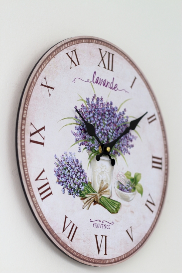 Drevené nástenné hodiny 34cm