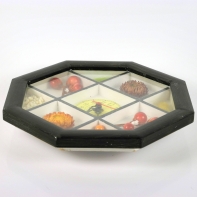 Drevené nástenné hodiny do kuchyne 24cm