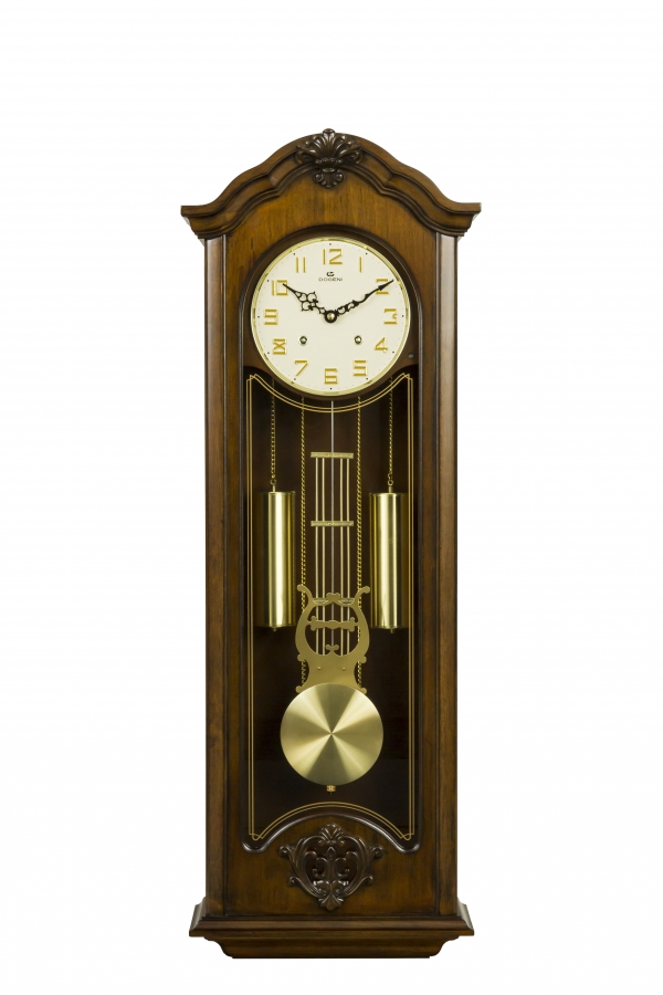 Drevené nástenné hodiny s kyvadlom 32,5x91x18cm