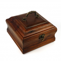 Drevené skladacie retro hodiny 22cm