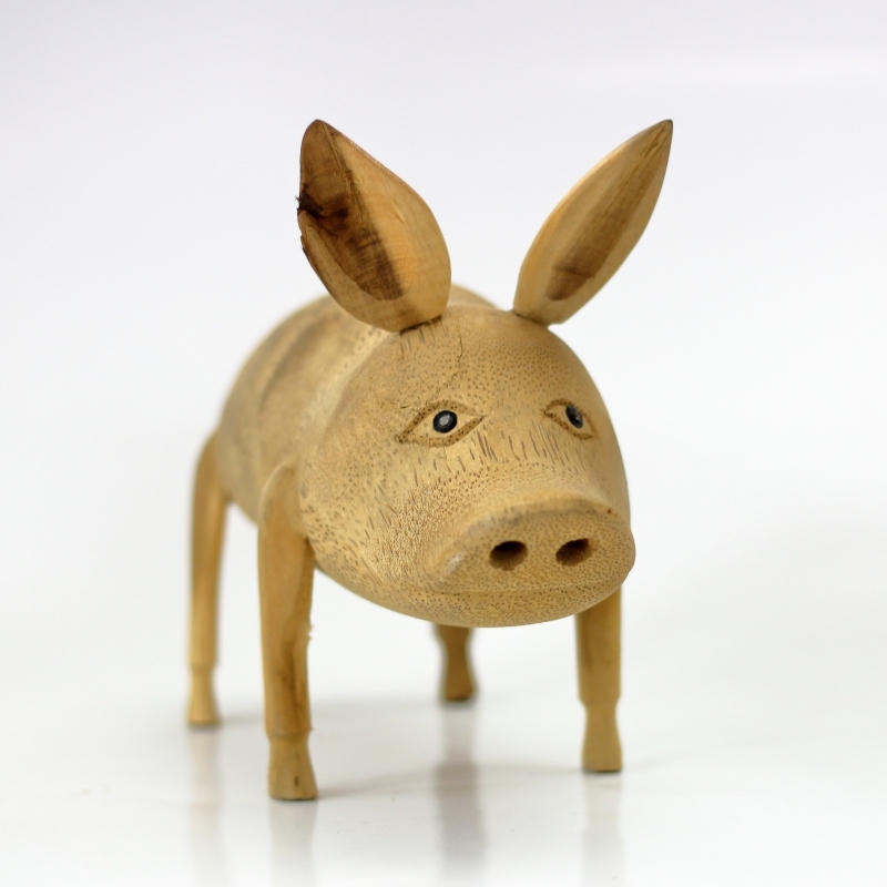 Drevené sochy do záhrady 26cm