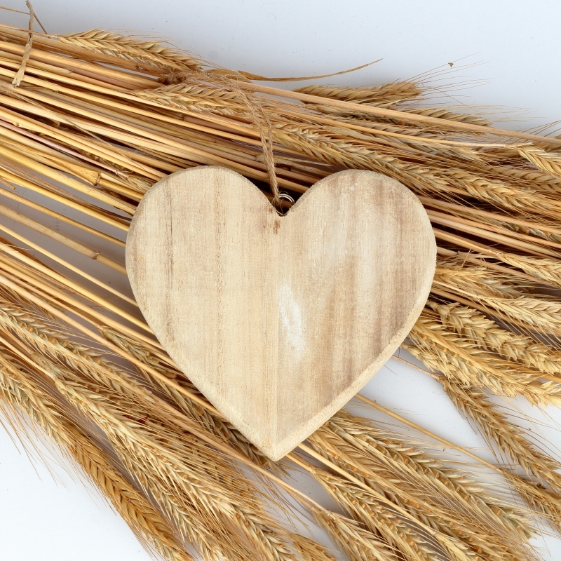 Drevené srdce z lásky 13x13cm