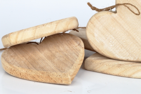 Drevené srdce z lásky 13x13cm