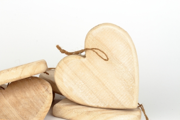 Drevené srdce z lásky 13x13cm
