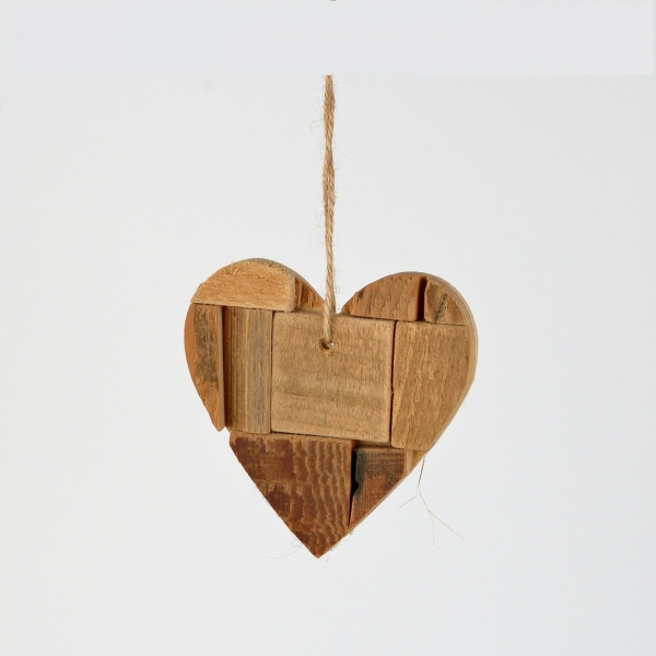 Drevené srdiečko 9x9cm