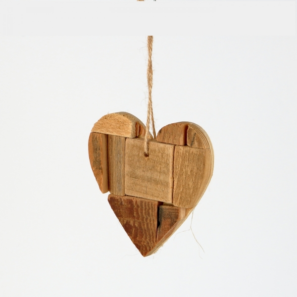 Drevené srdiečko 9x9cm