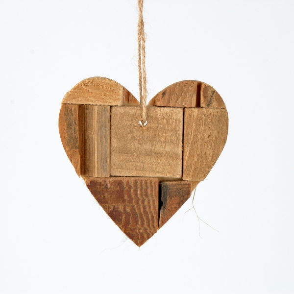 Drevené srdiečko 9x9cm