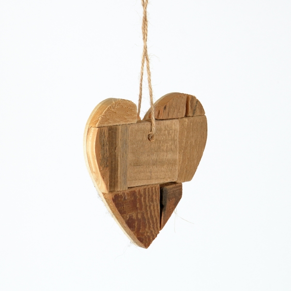 Drevené srdiečko 9x9cm