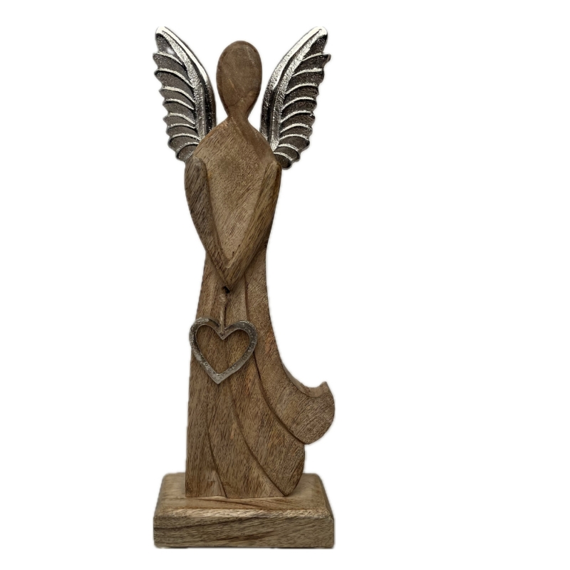 Drevený anjel Michael 36 cm