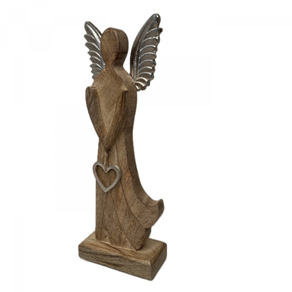 Drevený anjel Michael 36 cm