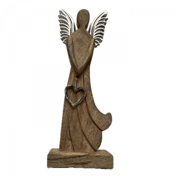 Drevený anjel Michael 36 cm