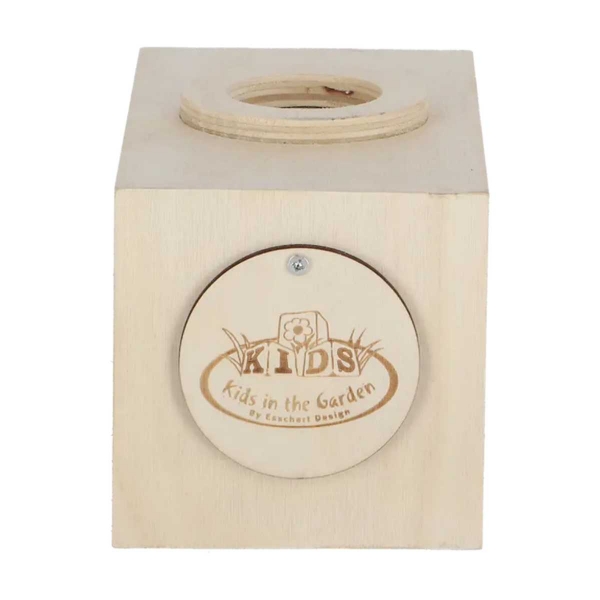 Drevený box na pozorovanie hmyzu pre deti s lupami 3× a 5× – 18 cm