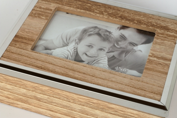 Drevený box s fotorámček 22x17cm