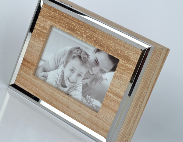Drevený box s fotorámček 22x17cm