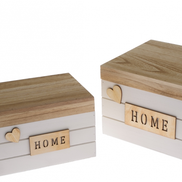 Drevený box - sada 2 kusov