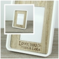 Drevený fotorámik Love you 23x18cm