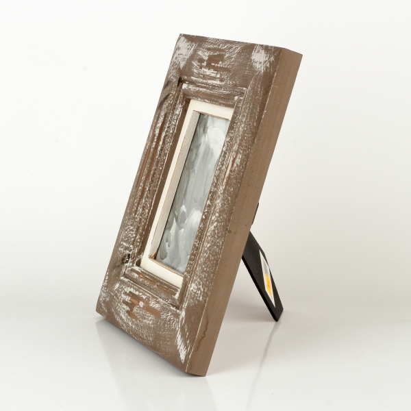 Drevený fotorámček hnedý 23x28x3cm