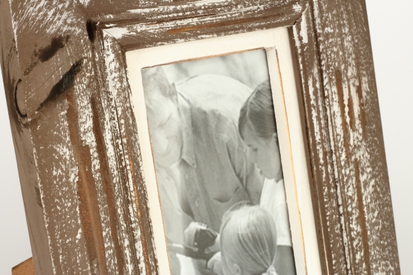 Drevený fotorámček hnedý 23x28x3cm