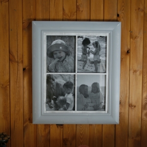 Drevený fotorámček na 4 fotky 58x68cm