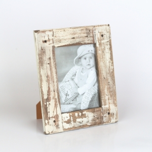 Drevený fotorámik s patinou 29x24cm