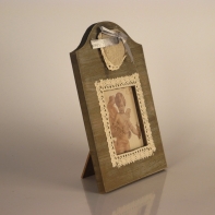 Drevený fotorámček Vintage 20x16cm