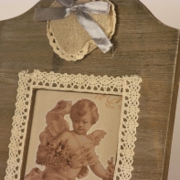 Drevený fotorámček Vintage 20x16cm