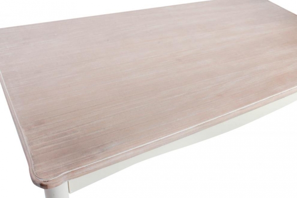 Drevený jedálenský stôl biely 160x80x80cm