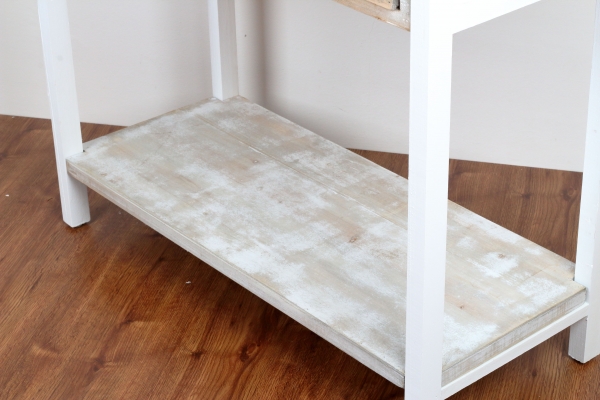 Drevený konzolový stolík s dvoma šuplíky 85x77x37cm