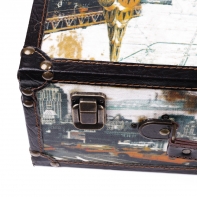 Drevený kufrík Taxi sada 2 ks 41/37 cm