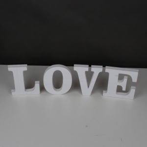 Dřevěný nápis LOVE 17,5cm