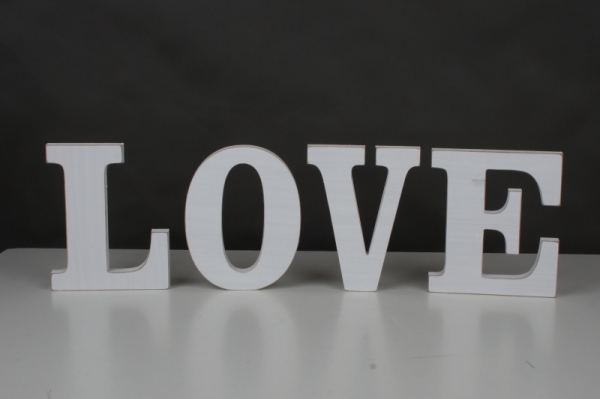 Drevený nápis LOVE 17,5cm